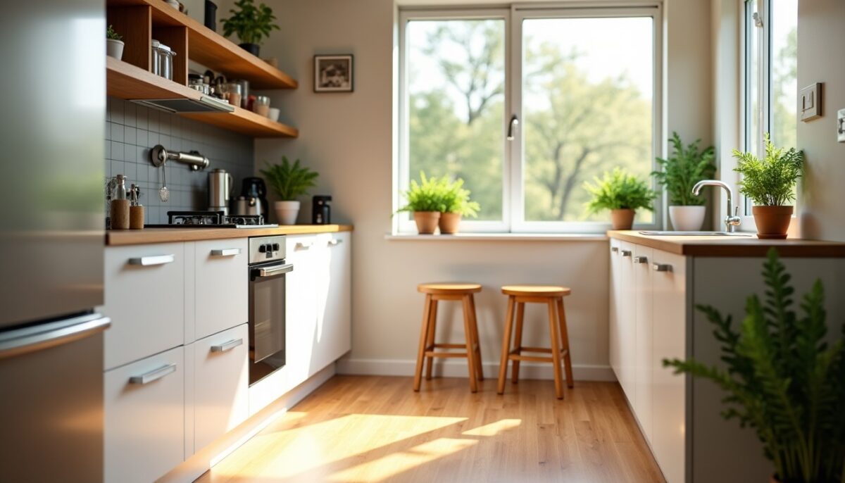 Optimiser l'espace : la règle d’or pour aménager une petite cuisine avec succès