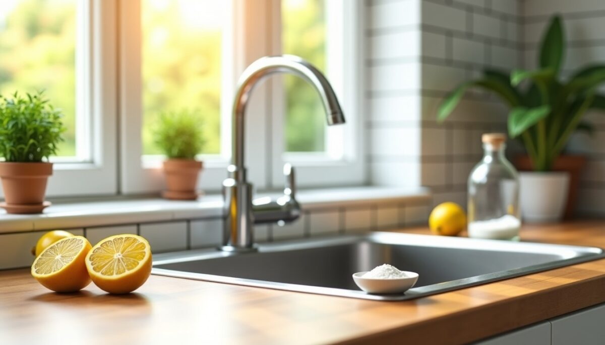 Comment nettoyer votre évier de cuisine efficacement sans utiliser d'eau de Javel ni de détergents